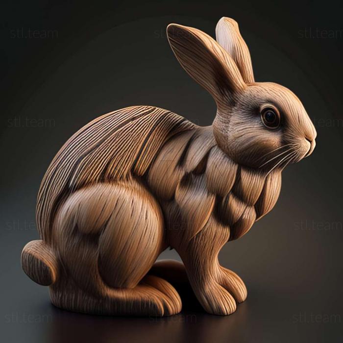 3D модель Кролик (STL)